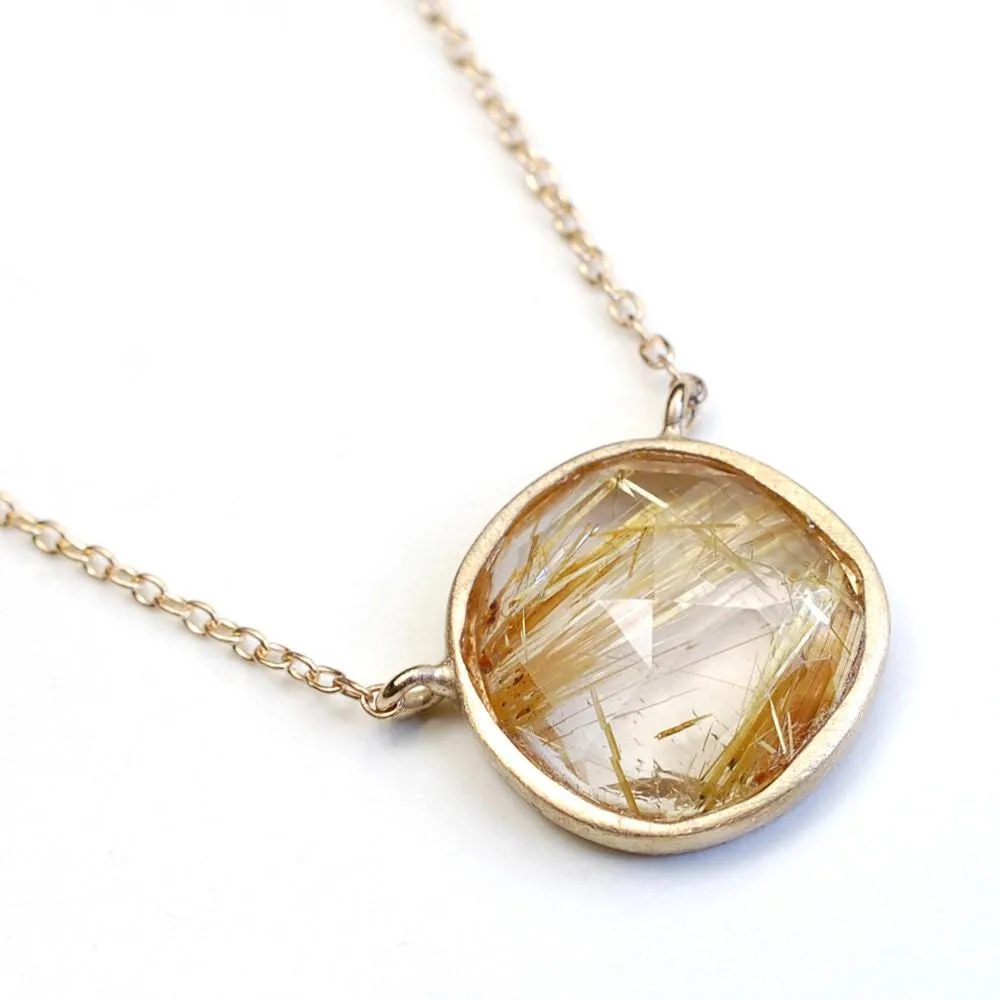 Rapunzel Rutilated Quartz Necklace