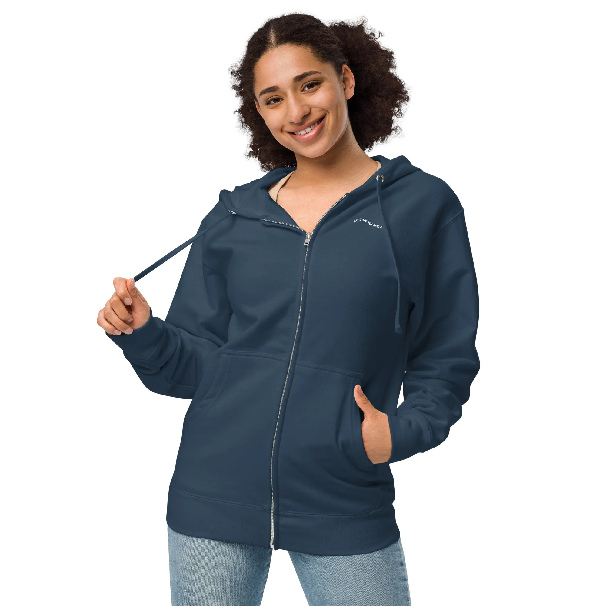 Restore Yourself - Gender Neutral Zip Up Hoodie