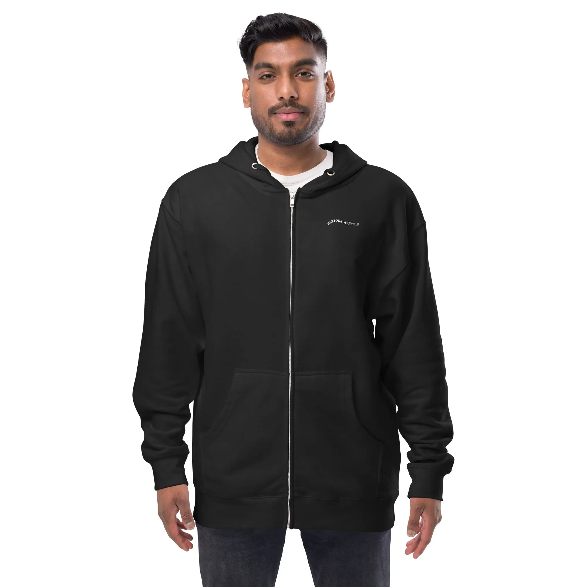 Restore Yourself - Gender Neutral Zip Up Hoodie