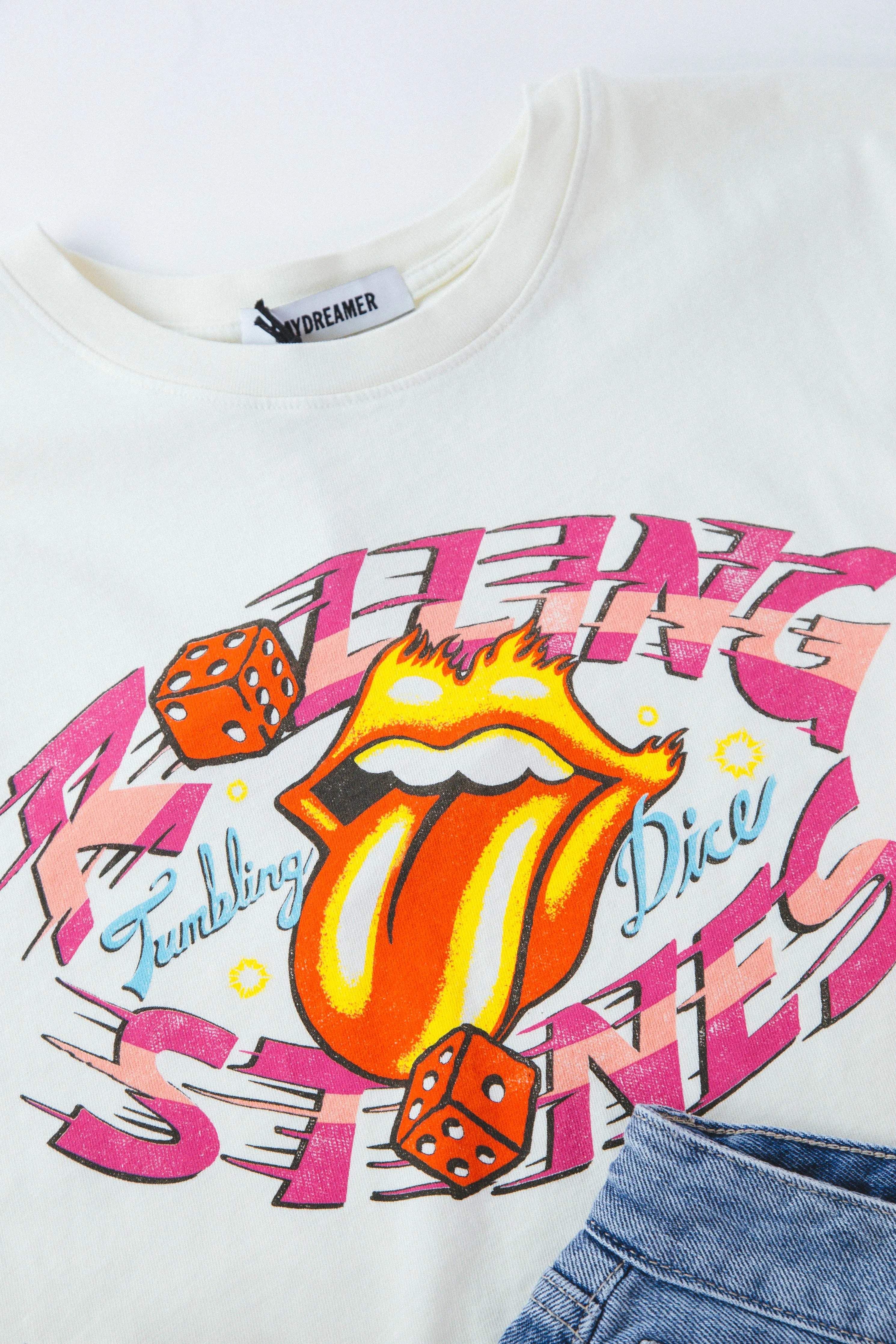 Rolling Stones Tumbling Dice Tour Tee, Stone Vintage | Daydreamer