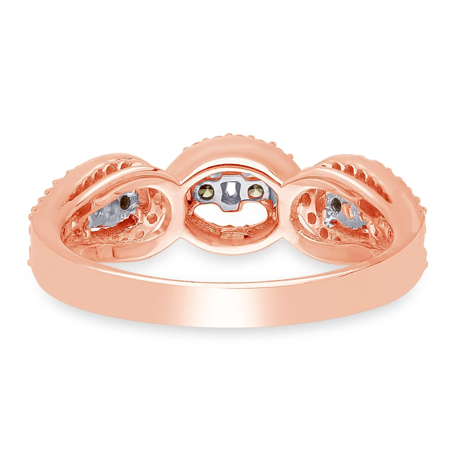 Rose Gold Yellow & White Diamond Eternal Ring