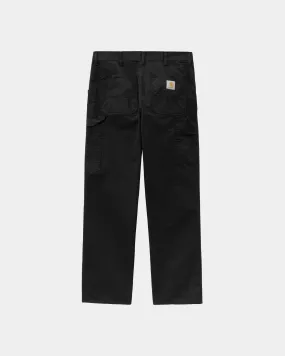 Single Knee Pant - Drill | Black (garment dyed)