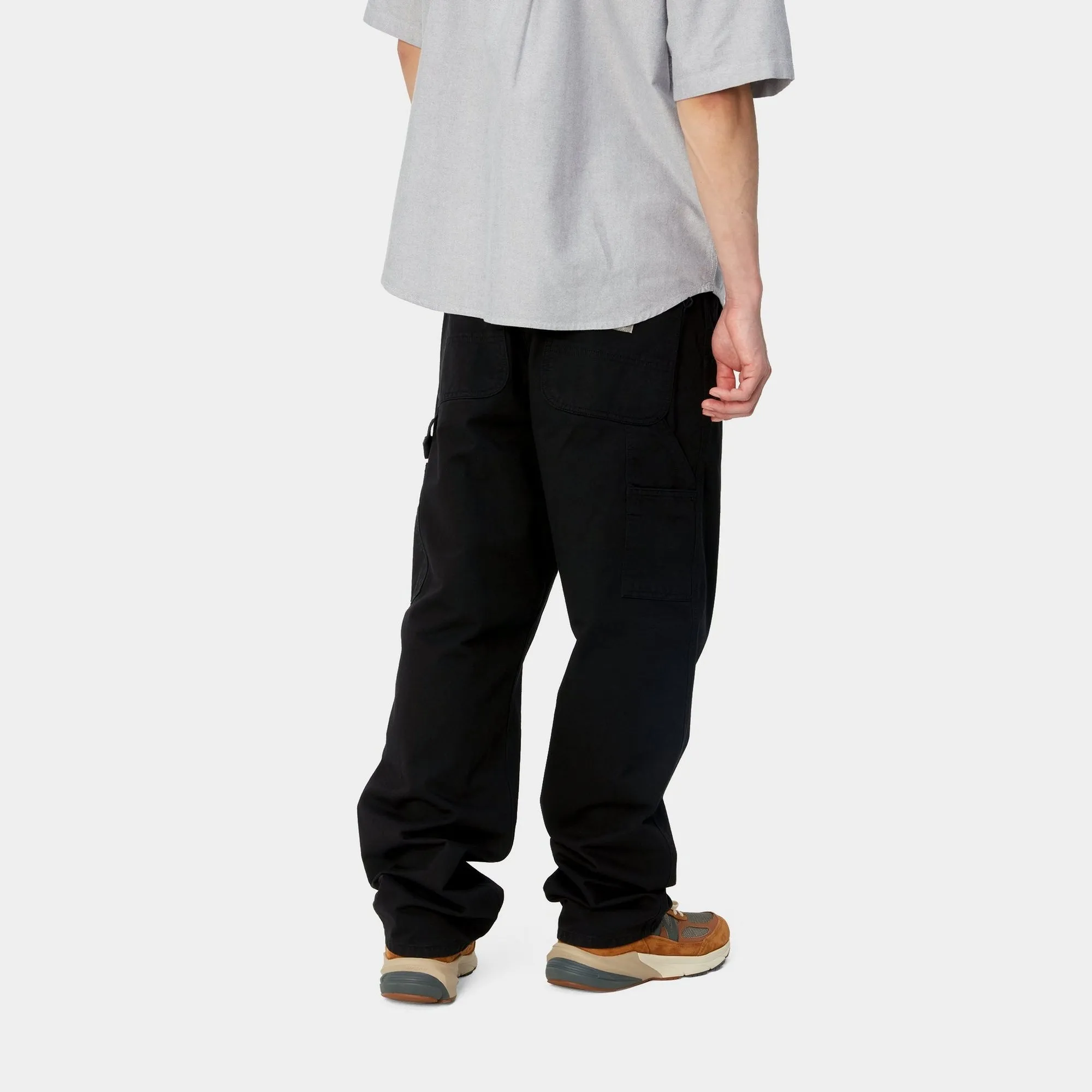 Single Knee Pant - Drill | Black (garment dyed)