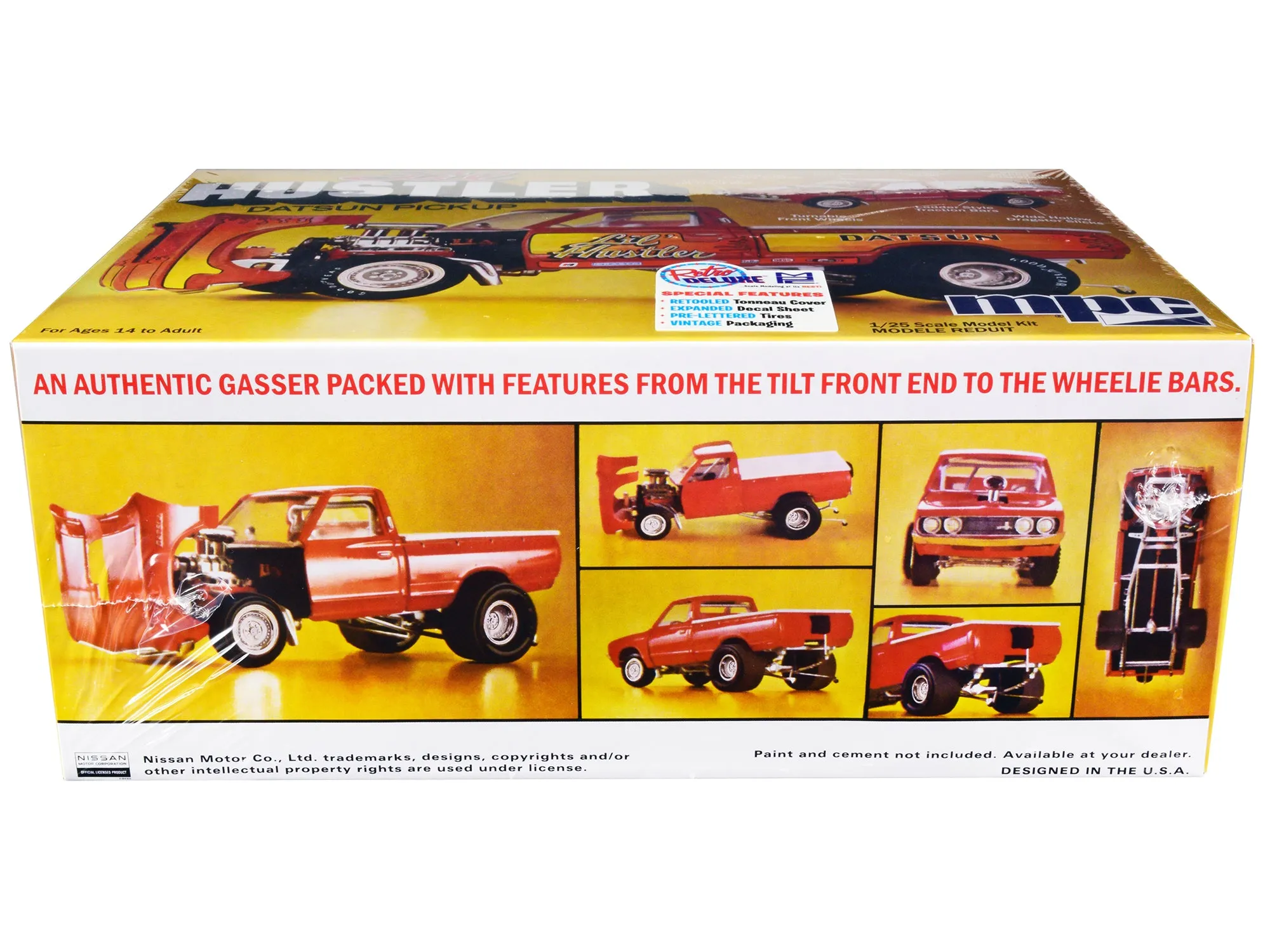 Skill 2 Model Kit 1975 Datsun Pickup Truck Lil Hustler 1/25 Scale Model by MPC