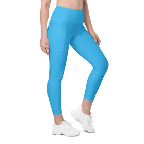 Sky Blue Leggings with pockets