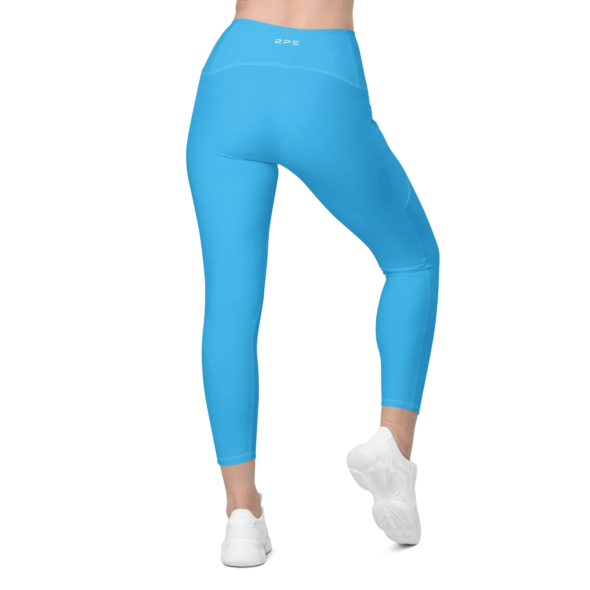 Sky Blue Leggings with pockets