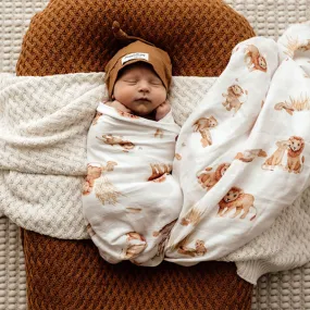 Snuggle Hunny Organic Muslin Wrap - Lion