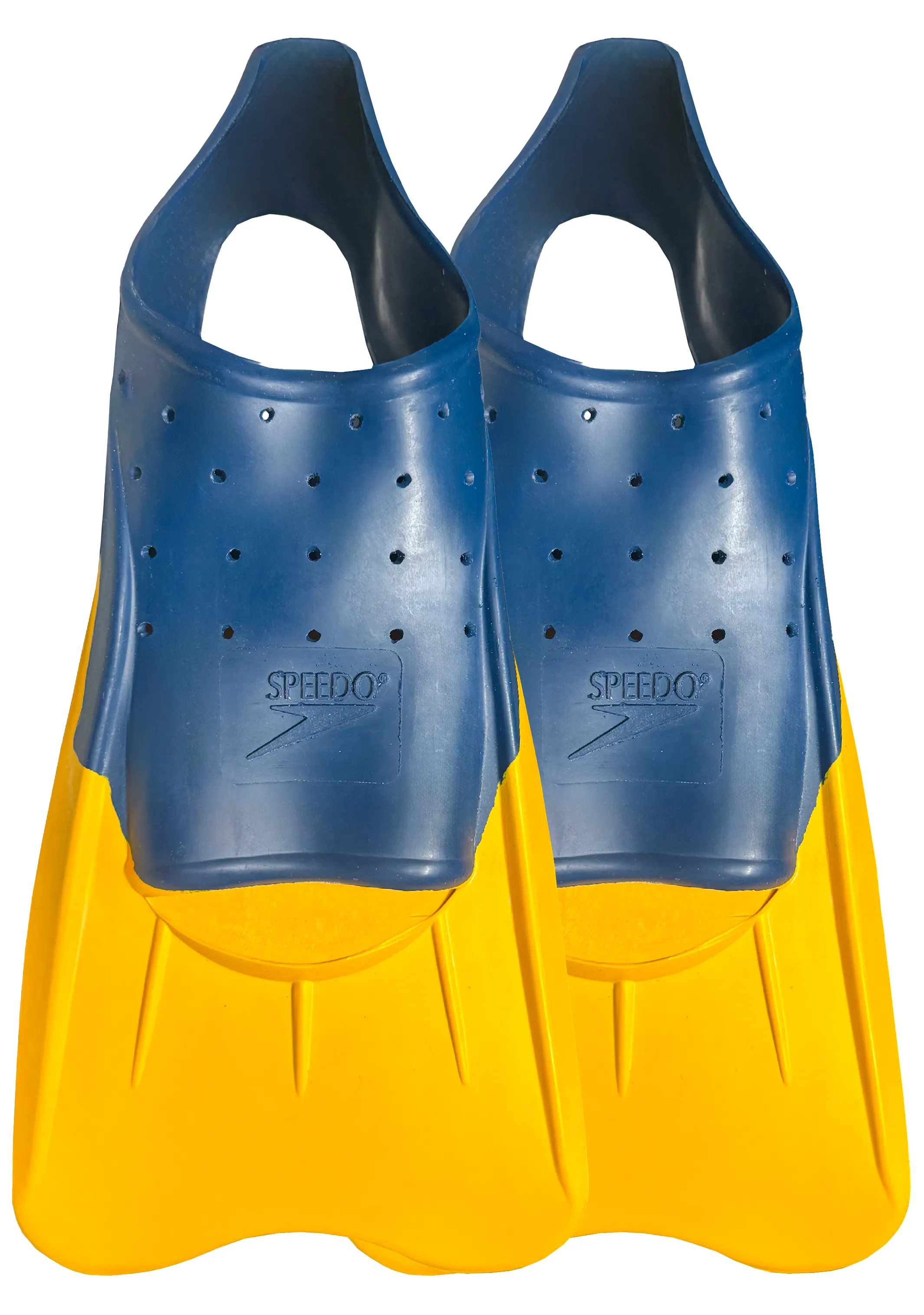 Speedo Navy Yellow Training Fin