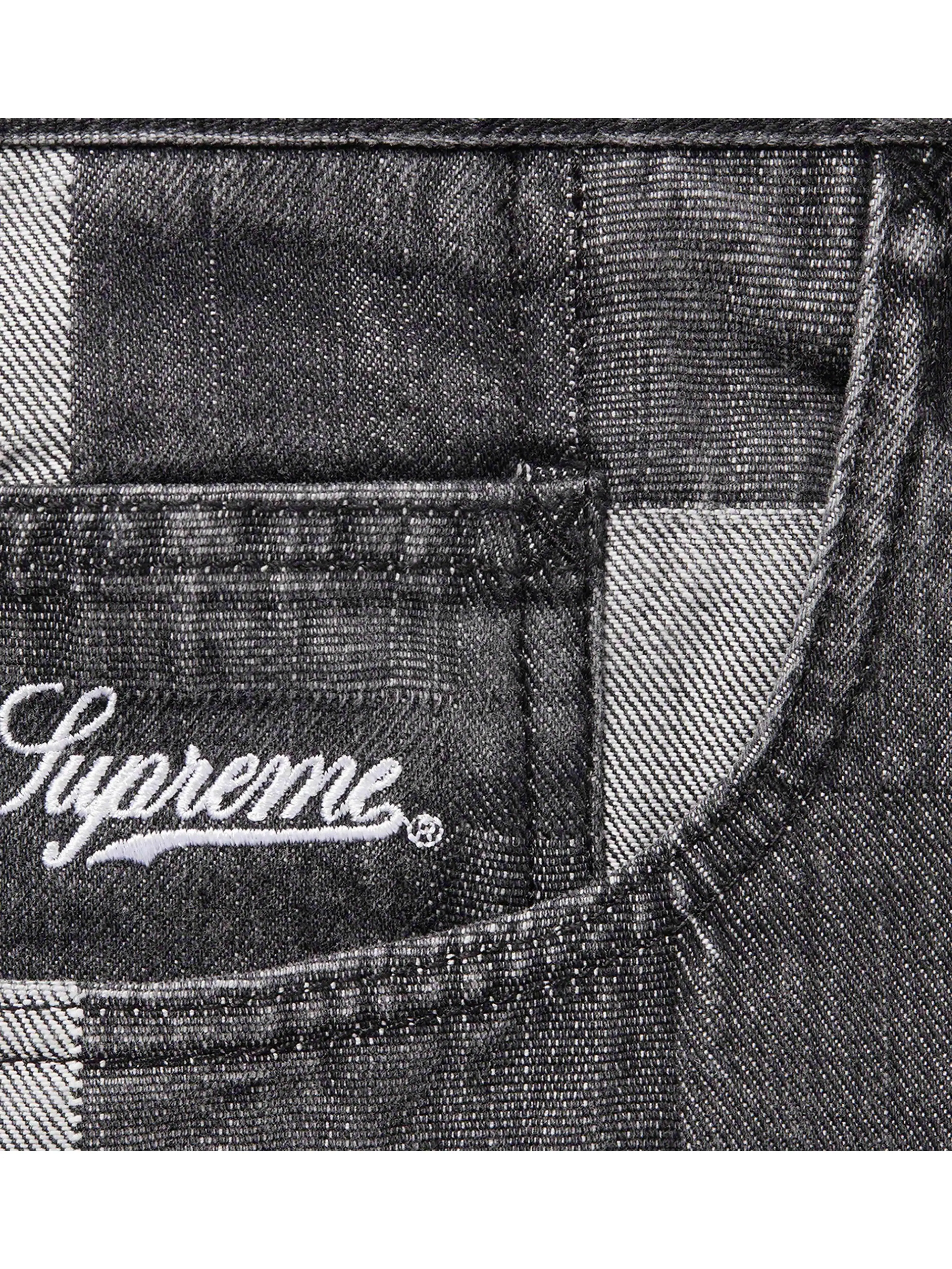 Supreme Patched Denim Pant Black [SS21]