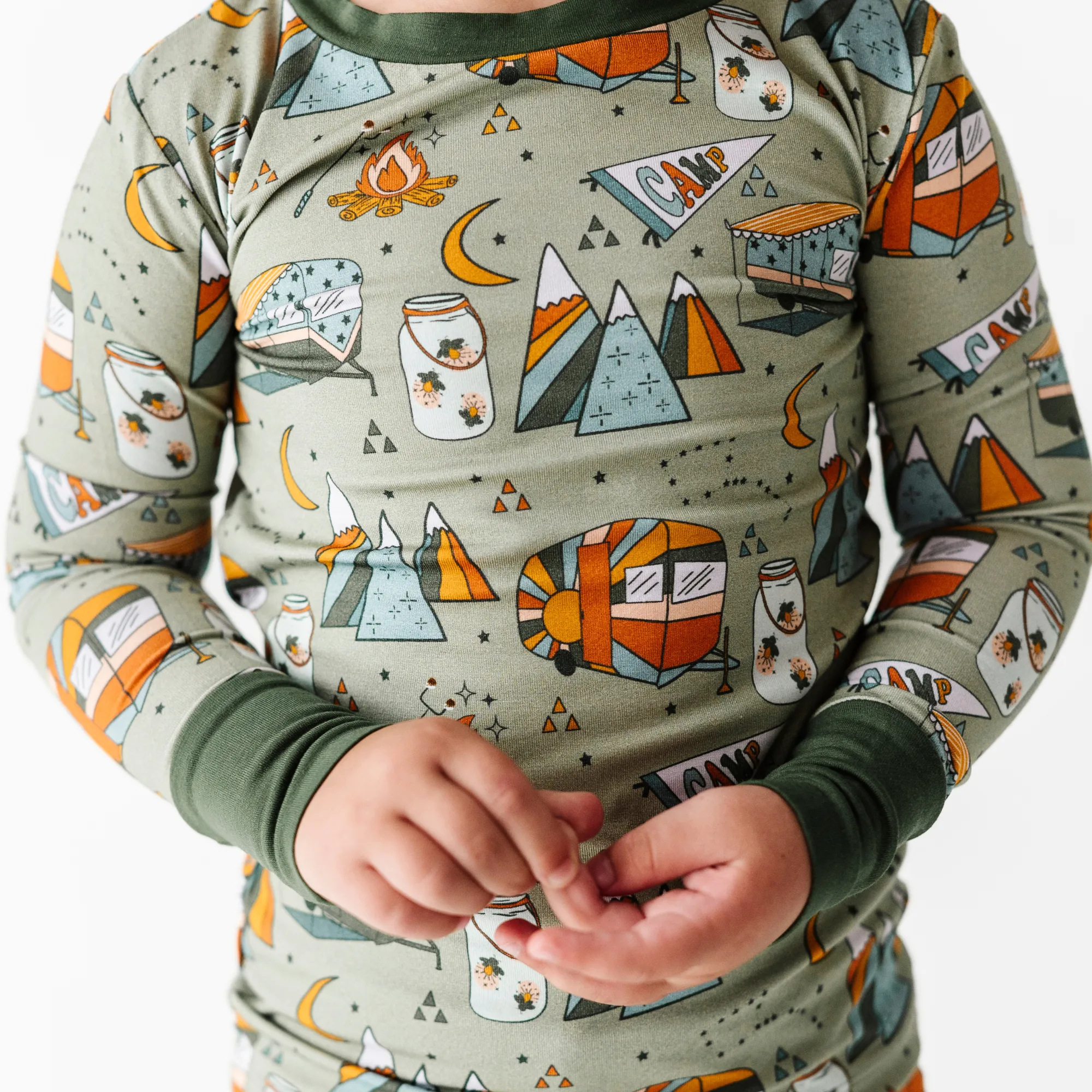 The Great Outs'mores - Green Toddler Pajamas (Long Sleeve)