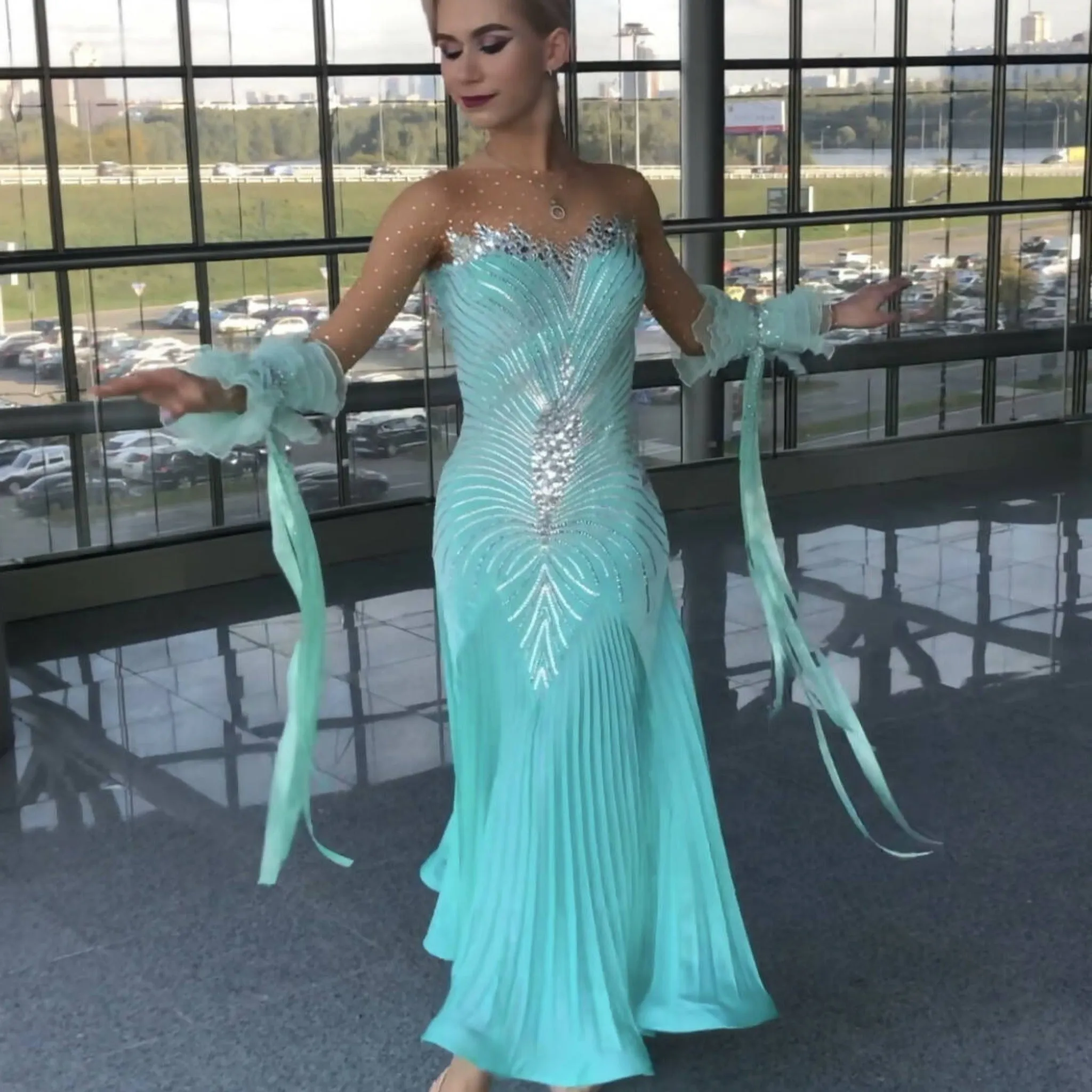 Tiffany Shimmering Ballroom Dress