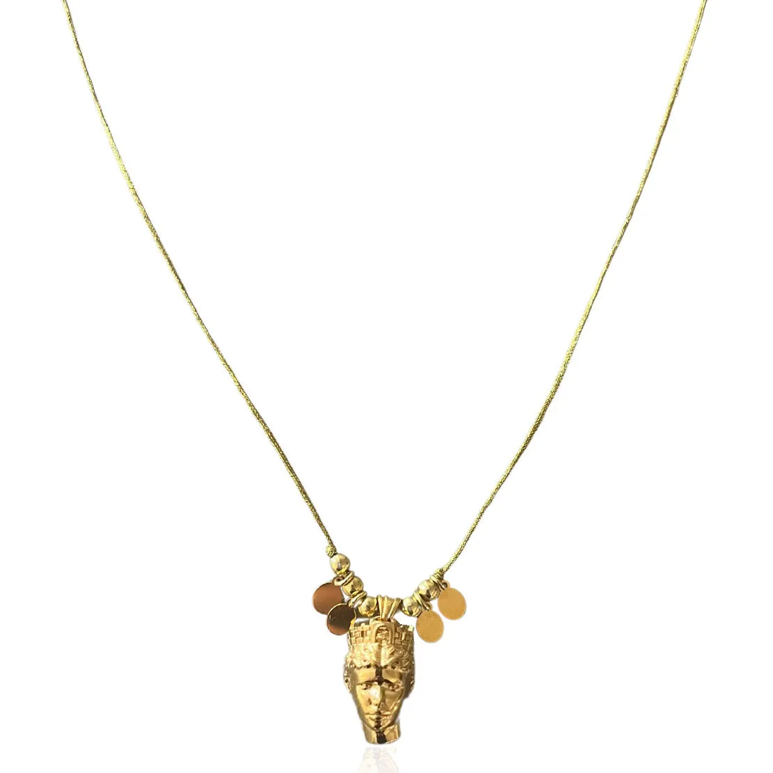 Tyche Cord Lucky Charm, Gold