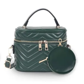 Vanity Case Crossbody Bag - Green