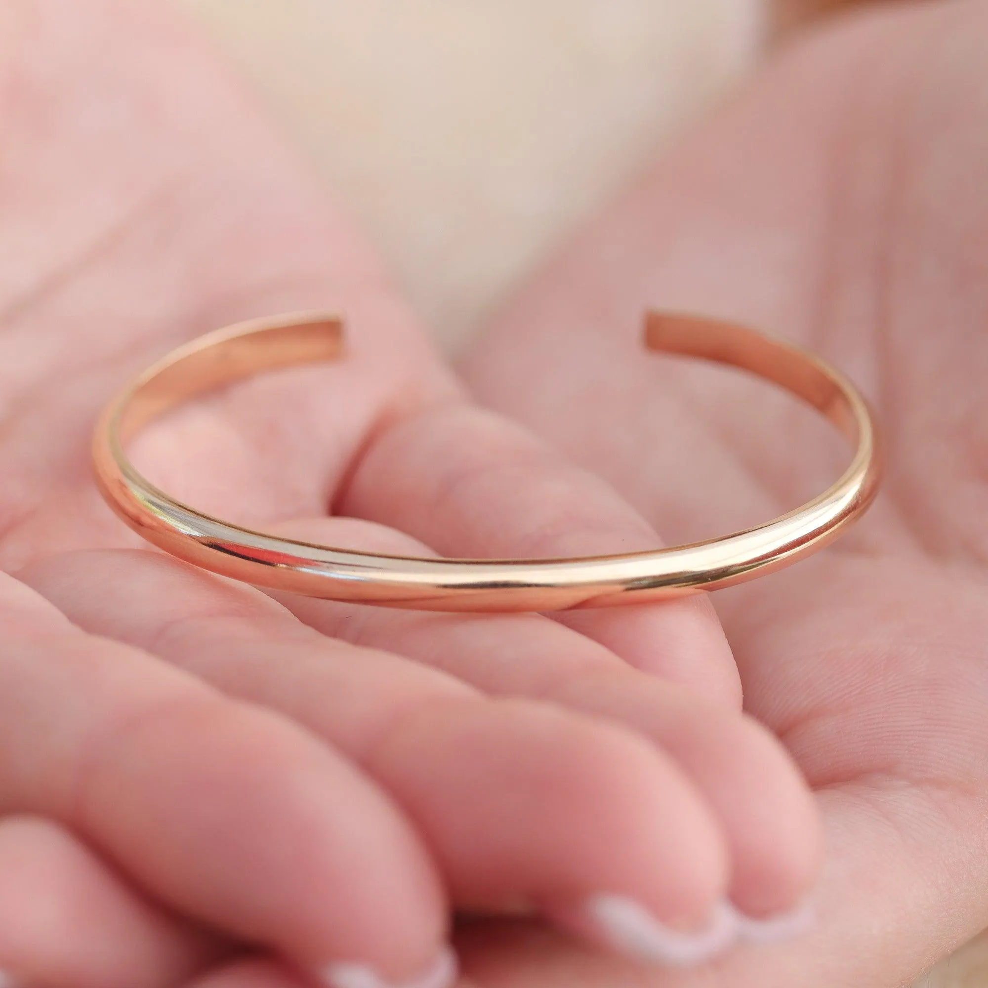 Wide Matte Gold Cuff Bracelet