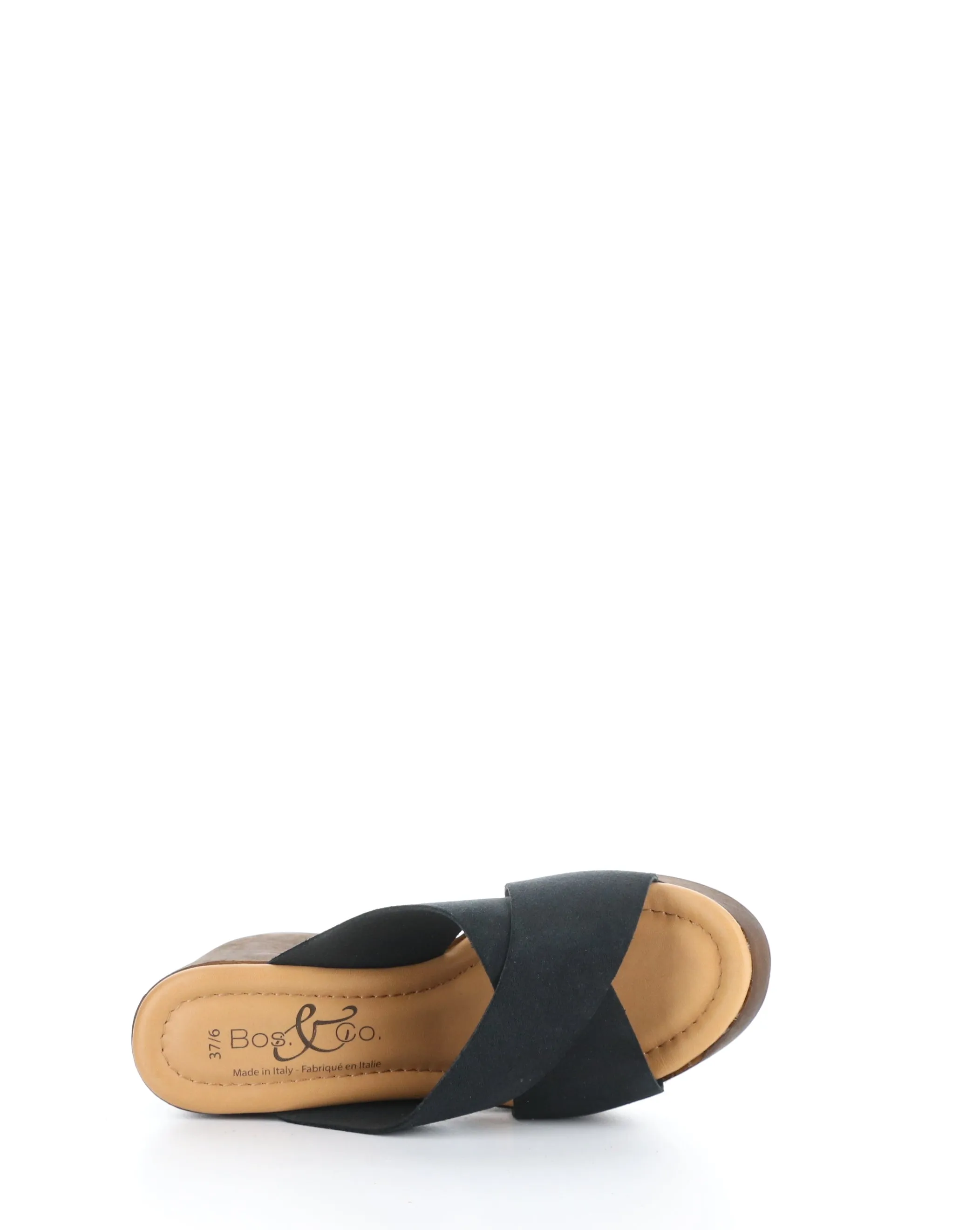 WILMA BLACK Slip-on Sandals