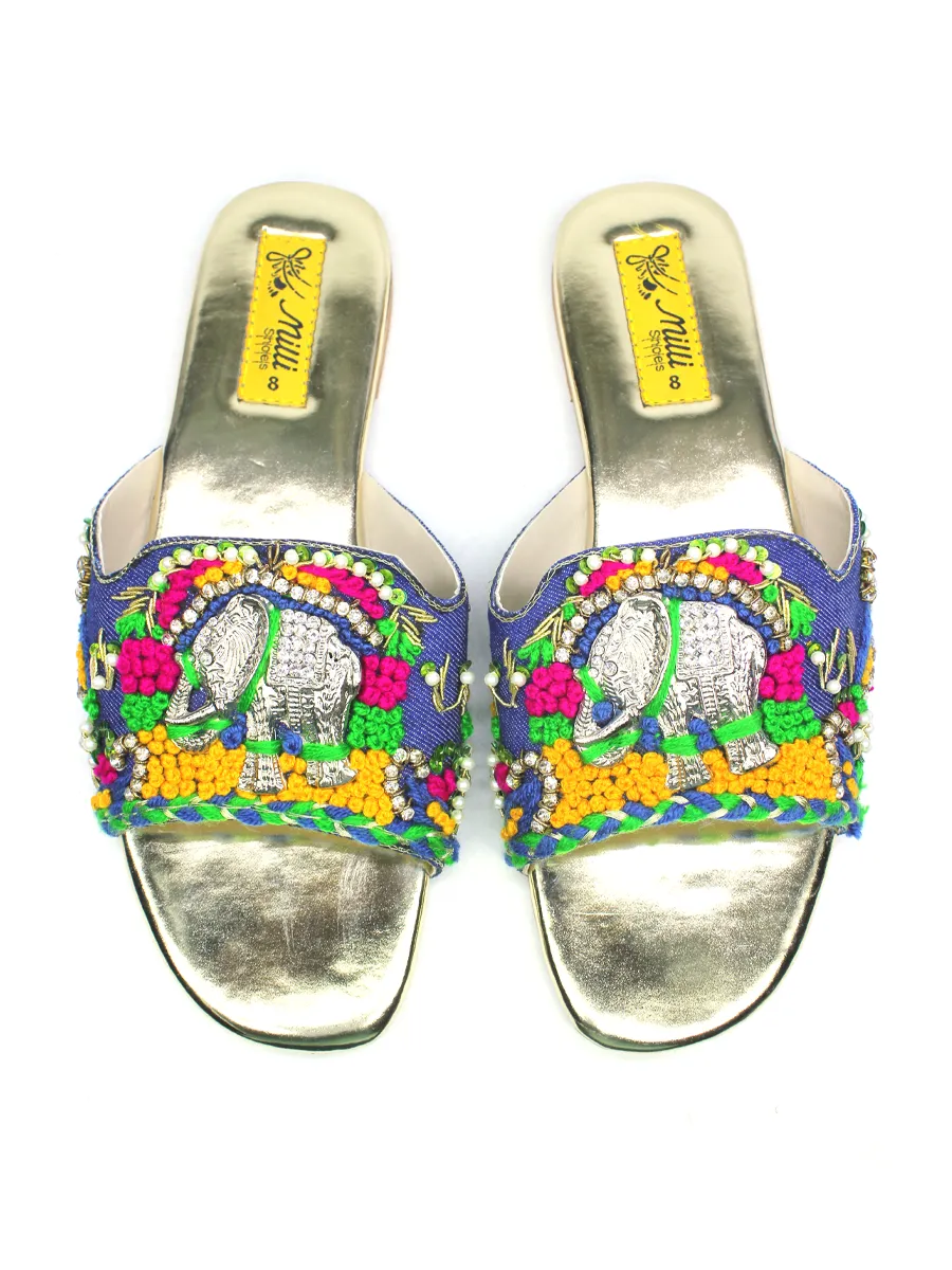 Women embellished slipper