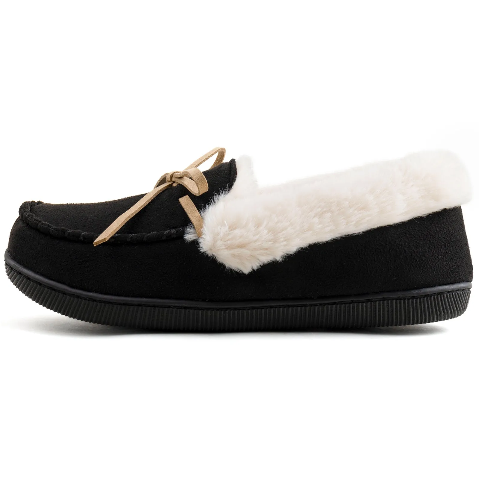 Women's Caroline Glittered Moccasin Slipper