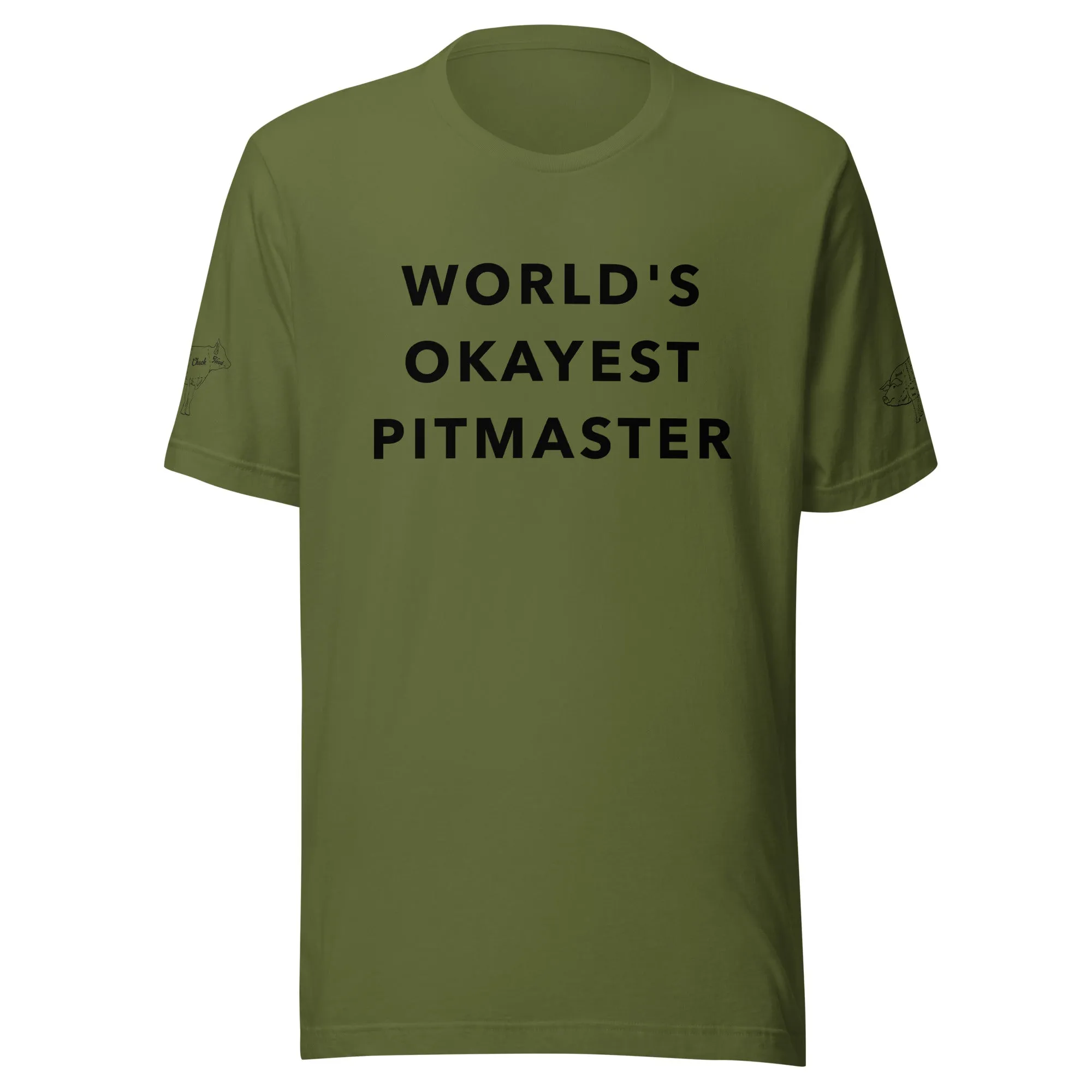 World's Okayest Pitmaster t-shirt